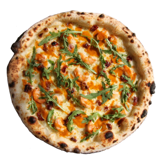 Пицца "Креветки в соусе чили"