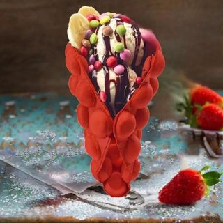 Bubble Waffle Red Velvet