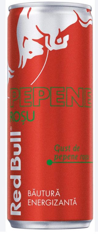 Energizant red bull(pepene rosu)