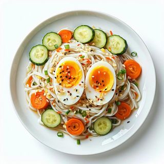 N.219 paghetti di riso con verdure