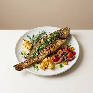 Grilled Croaker Fish