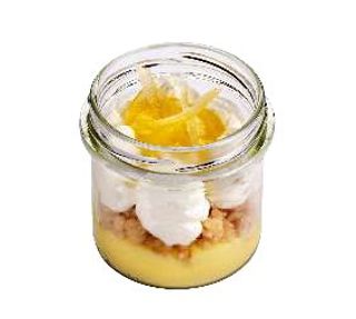 Lemon tart jar