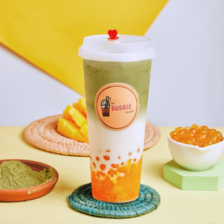 Mango Matcha Milk Tea