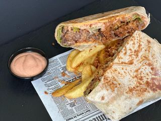 Stretto double wrap cheese burger