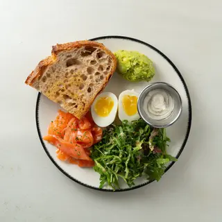 Desayuno Danés Con Salmón