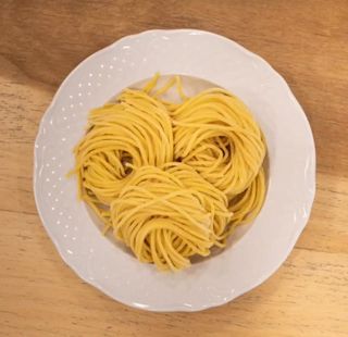 Spaghetti Quadrati all'Uovo