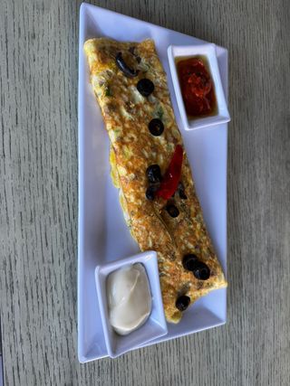 Omlette thon fromage