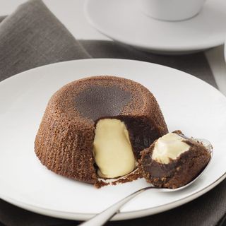 Soufflé al cioccolato bianco 