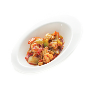 100. Gamberi con piccante