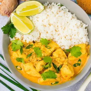 Chicken Curry with Rice or Chapati