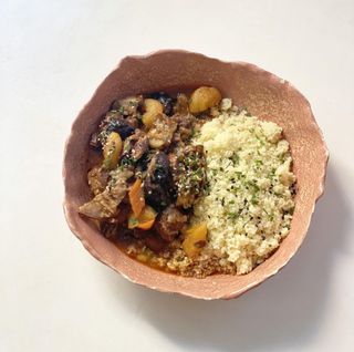 Tagine De Cordero Con Albaricoques Y Ciruelas