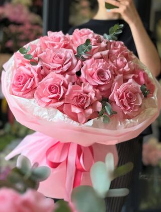 15 trandafiri roz — Tender Heart