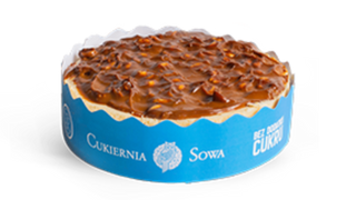 Sernik kajmakowy (bez dodatku cukru)