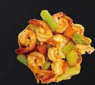 Gambas con Salsa Rosa