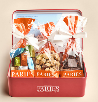 Caja Metal Kanougas, Espelines Y Bombones