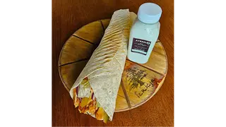 7- TORTILLA KRAFT KEBAB Z KURCZAKA [MEGA + AYRAN]