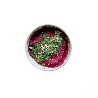 Hummus de remolatxa