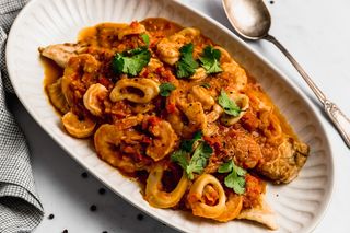 Pescado filete a lo macho