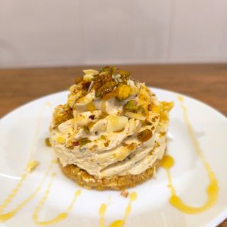 Mini Cheesecake De Pistacho (10 Cm. X 10 Cm. Aprox.)