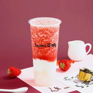granita alla fragola con yogurt
