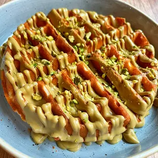 Gofre & Crema de pistacho