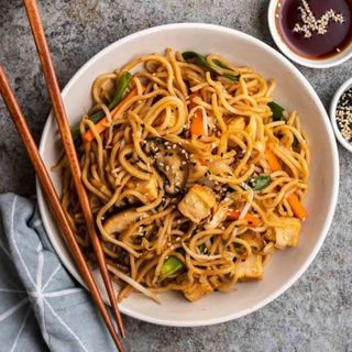 Yakisoba de verduras