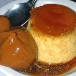 Flan con Dulce de Leche