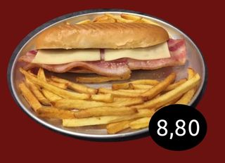 Menú Bacon Con Queso