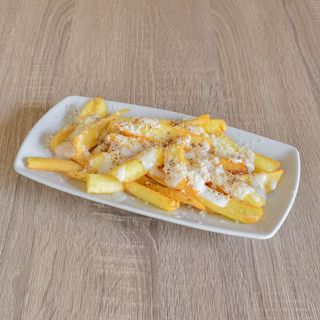 Patate dippers con cacio e pepe