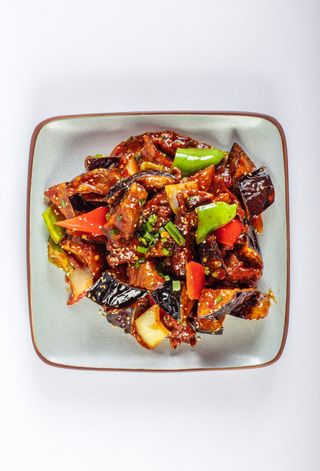 Баклажаны с мясом