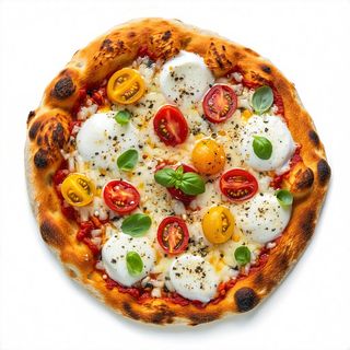 Pizza gourmet cenere del Vesuvio