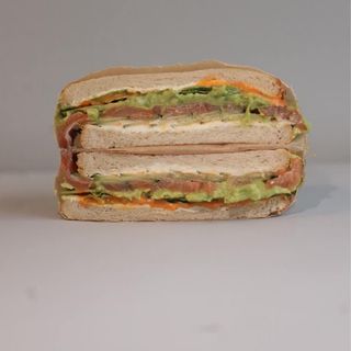 Salmon Sriracha toast