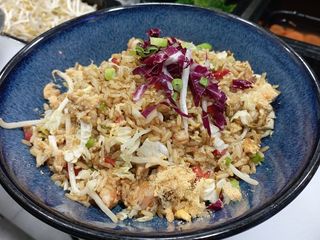 Arroz Mil Delicias Con Gambas, Pakchoi Y Sojas