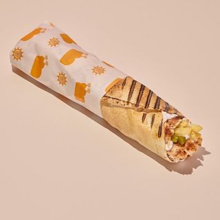 Sándwich de shawarma de ternera