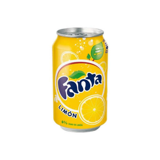 Fanta limón lata 330ml.