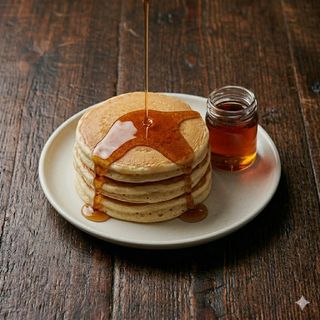 Pancake con sciroppo d’acero 