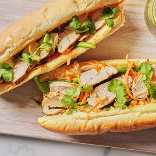 Sandwich poulet +frit