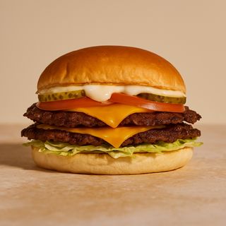 Vegan Cheeseburger Doble