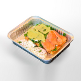 Vafe de Cartofi cu Ouă Poșate cu somon