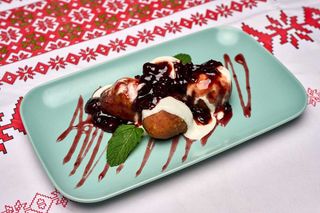 Papanasi cu dulceata