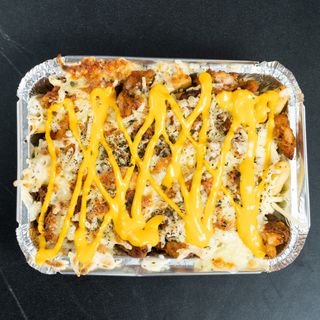 Kapsalon de pescado