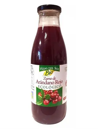 Zumo De Arándano Rojo Hijas Del Sol 750 Ml