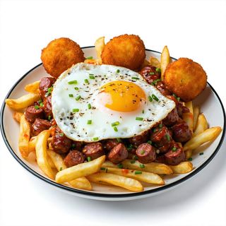 Plato De Huevos Y Salchichas