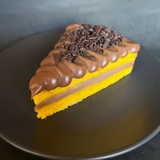 Fatia de Bolo de Cenoura