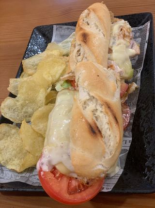 Baguette F. Pollo Vegetal