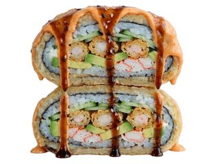Sushi burger z krewetką w tempurze (370g)