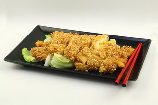 37. Pollo frito con Almendras