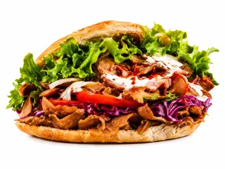 Panino kebab meal