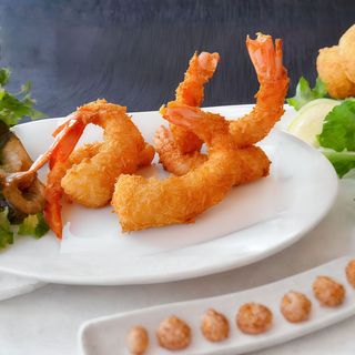 Langostinos Fritos Con Pan Rallado Japonés