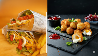 Тортила с дърпано свинско + бейби моцарелки